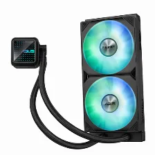 Enfriamiento Liquido_ Asus Prime Lc 240 Argb 2 X 12 Cm, 2200 Rpm, Negro